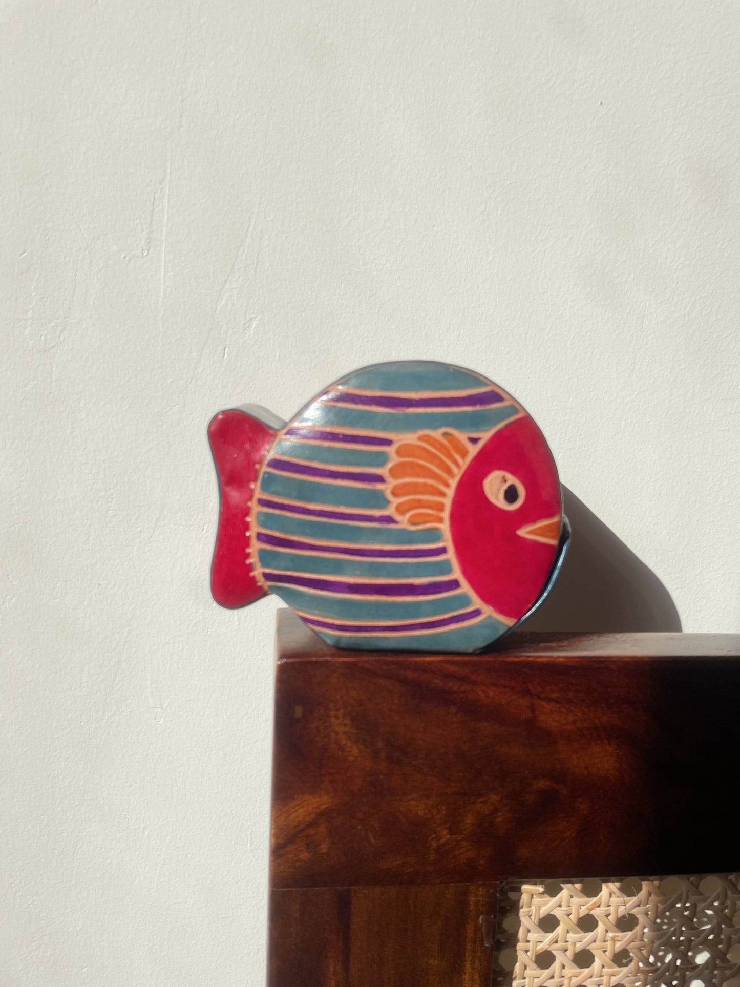 Handcrafted Fish Piggy Bank _ for kids
